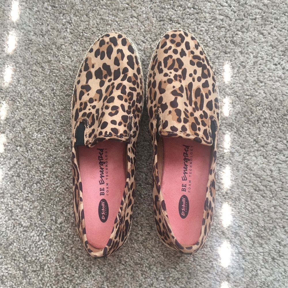 Dr. Scholls’s Espadrile Loafers Leopard